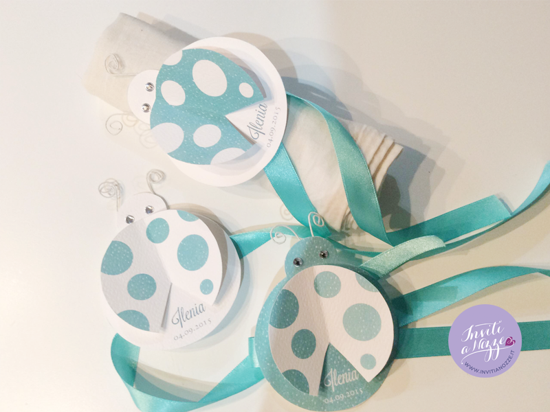 coccinella segnaposto tiffany