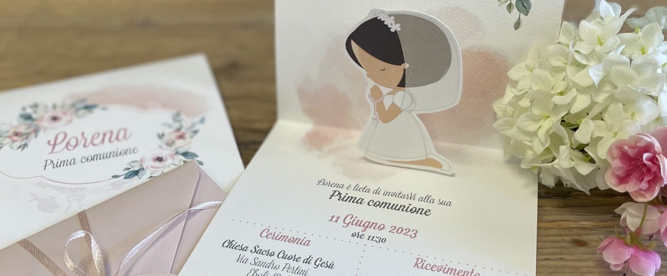 Prima comunione Girl pop-up