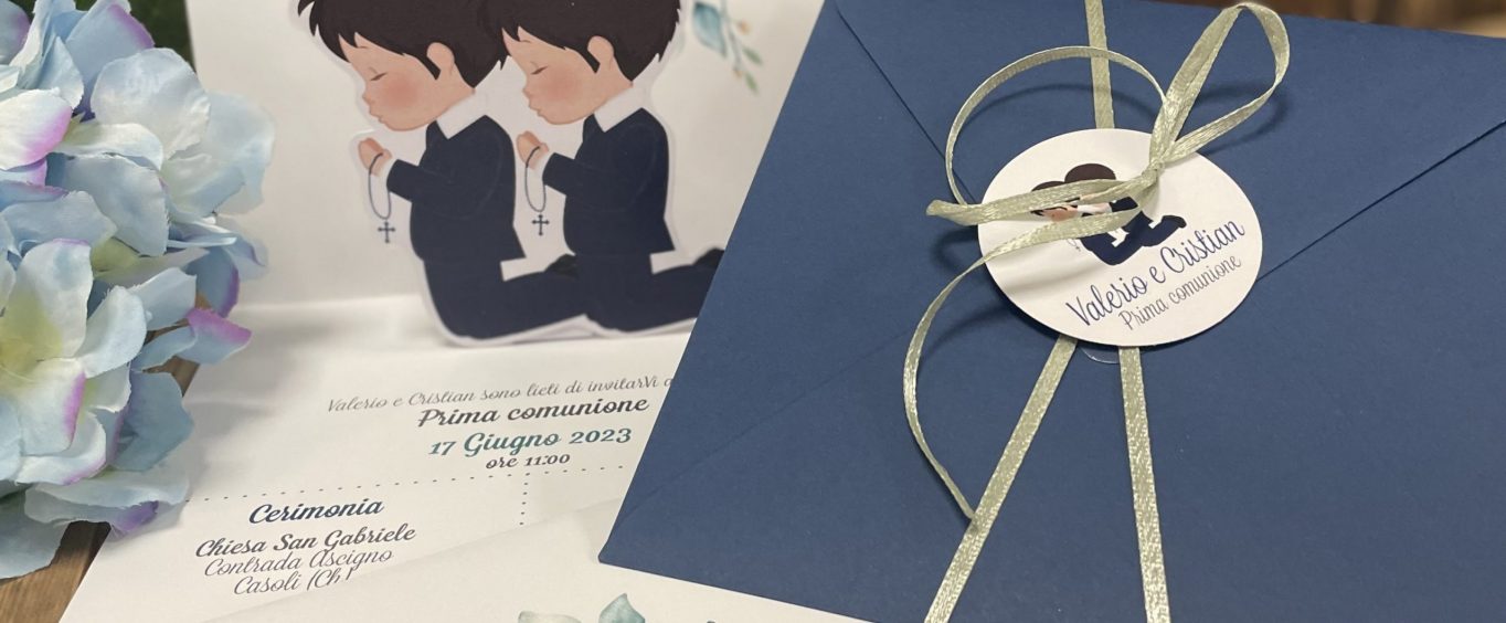 Prima comunione boy pop-up