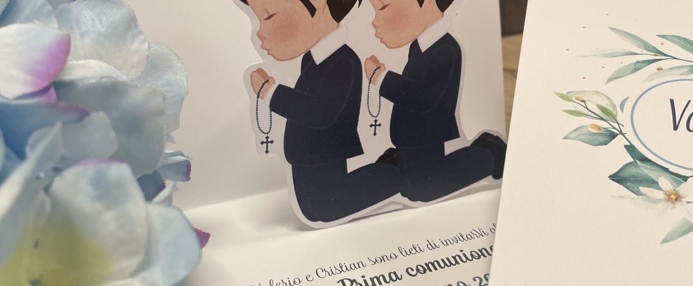 Prima comunione boy pop-up