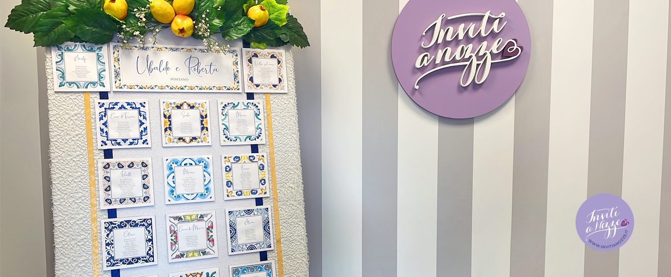 Tableau mariage tema Vietri