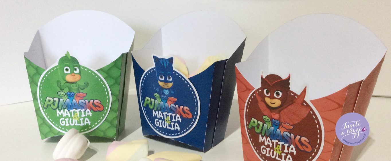 invito compleanno pj mask