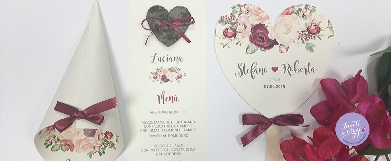 coordinato matrimonio color marsala