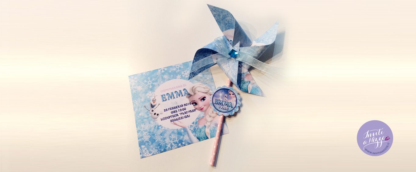 invito compleanno frozen