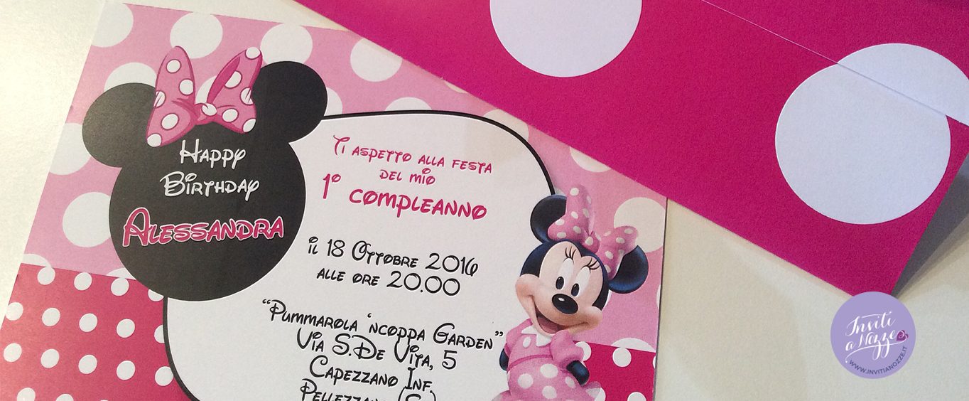 invito compleanno minnie – Inviti a nozze