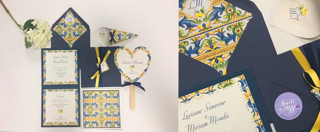 Coordinato Amalfi coast blu notte