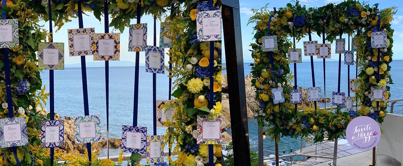 Coordinato Amalfi coast blu notte