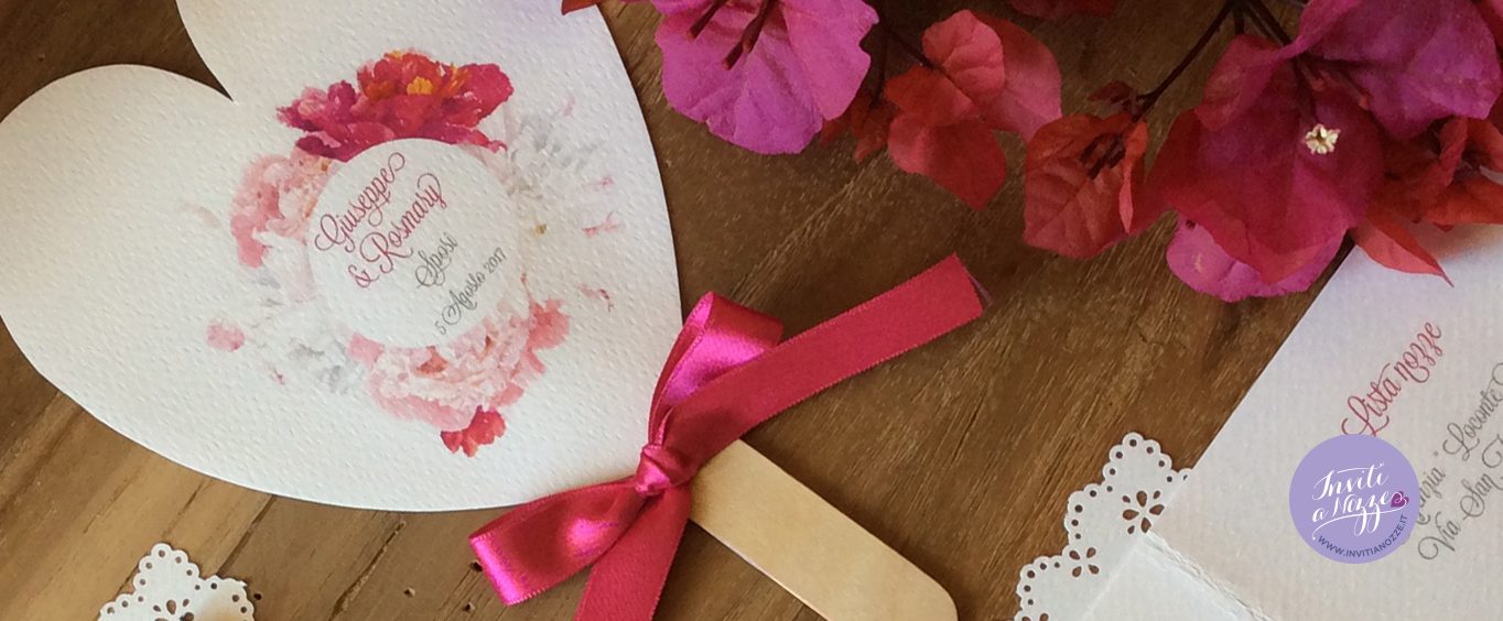 Partecipazione peonie fucsia